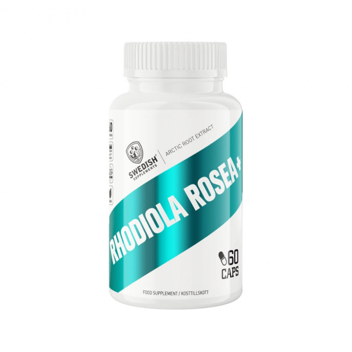 Swedish Supplements Rhodiola Rosea+, 60 caps i gruppen Kosttilskud & Fødevarer / Sundhedskost / Roserod hos Tillskottsbolaget (SS61495)