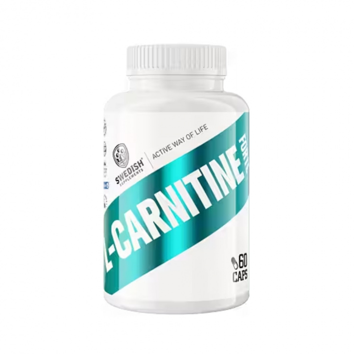 Swedish Supplements L-Carnitine Forte, 60 caps i gruppen Kosttilskud & Fødevarer / Vægttab / Koffeinfri fedtforbrænder hos Tillskottsbolaget (SS6543)