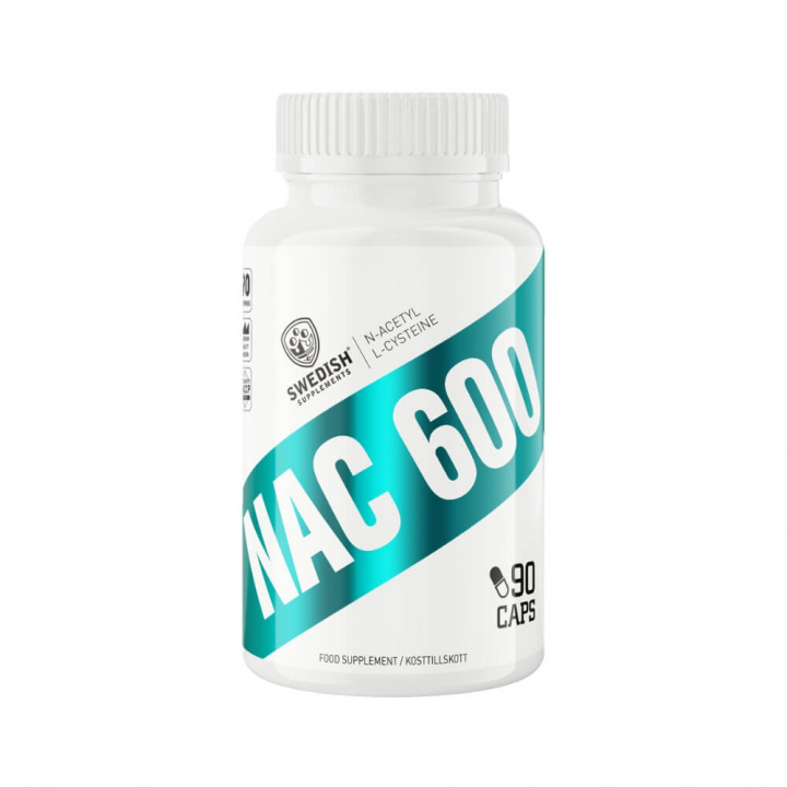 Swedish Supplements NAC 600, 90 caps i gruppen Kosttilskud & Fødevarer / Aminosyrer / NAC hos Tillskottsbolaget (SS74915)