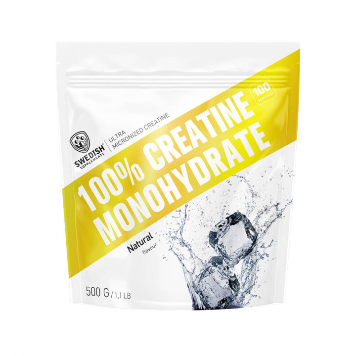 Swedish Supplements Creatine Monohydrate, 500 g i gruppen Kosttilskud & Fødevarer / Kreatin / Kreatinmonohydrat hos Tillskottsbolaget (SS756834)