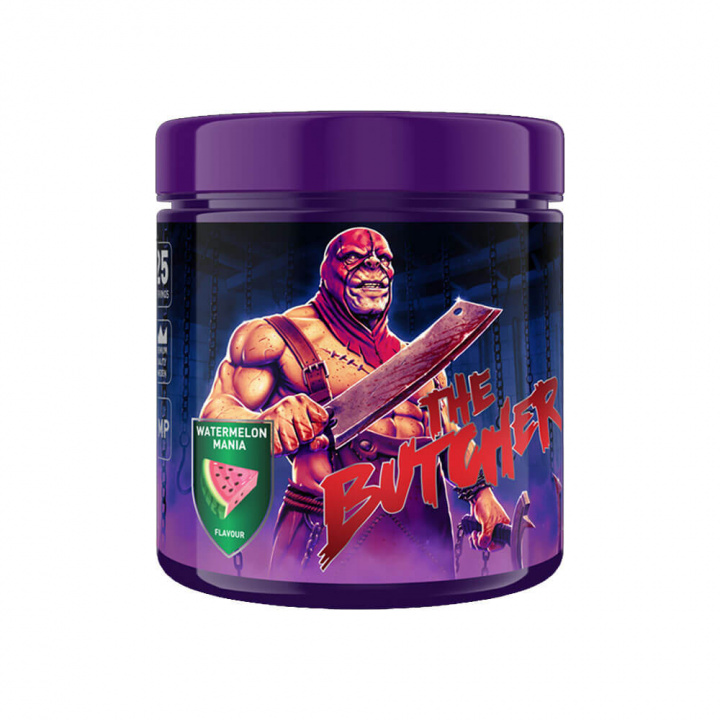 Swedish Supplements The Butcher, 425 g (Watermelon Mania) i gruppen Kosttilskud & Fødevarer / Præstationsforbedringer / Pre-Workout / PWO hos Tillskottsbolaget (SS76845-4)