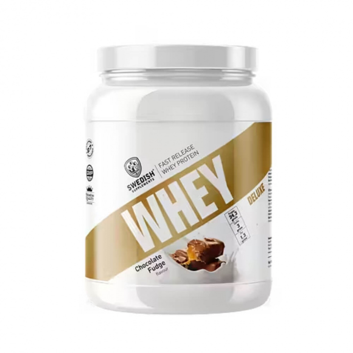 Swedish Supplements Whey Deluxe, 900 g i gruppen Kosttilskud & Fødevarer / Proteinpulver / Valleprotein / Whey protein hos Tillskottsbolaget (SS869454)