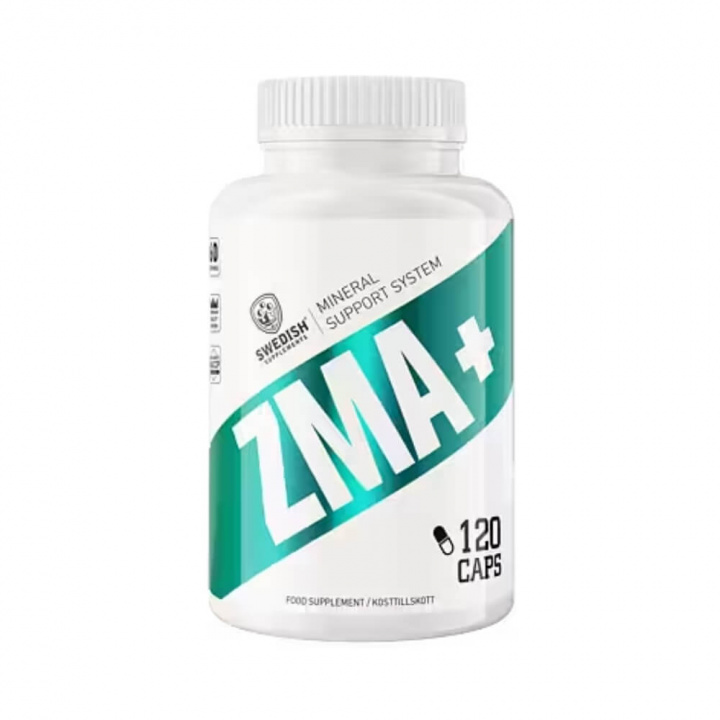 Swedish Supplements ZMA+, 120 caps i gruppen Kosttilskud & Fødevarer / Sundhedskost / Søvn hos Tillskottsbolaget (SS87221)