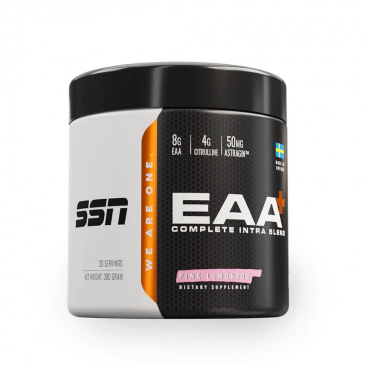 SSN EAA+, 300 g (Pink Lemonade) i gruppen Kosttilskud & Fødevarer / Aminosyrer / EAA hos Tillskottsbolaget (SSN765-2)