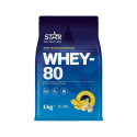 Star Nutrition Whey-80, 1 kg (Banan)