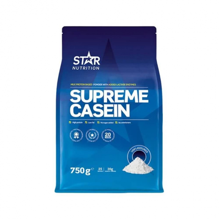 Star Nutrition Supreme Casein, 750 g (Unflavoured) i gruppen Kosttilskud & Fødevarer / Proteinpulver / Kaseinprotein hos Tillskottsbolaget (STAR004-8)