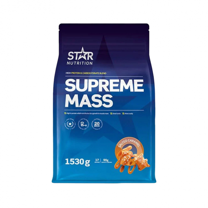 Star Nutrition Supreme Mass, 1530 g i gruppen Emne / Svensk kosttilskud hos Tillskottsbolaget (STAR005)