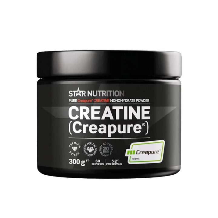 Star Nutrition Kreatin (Creapure®), 300 g i gruppen Kosttilskud & Fødevarer / Kreatin / Kreatinmonohydrat hos Tillskottsbolaget (STAR657765)