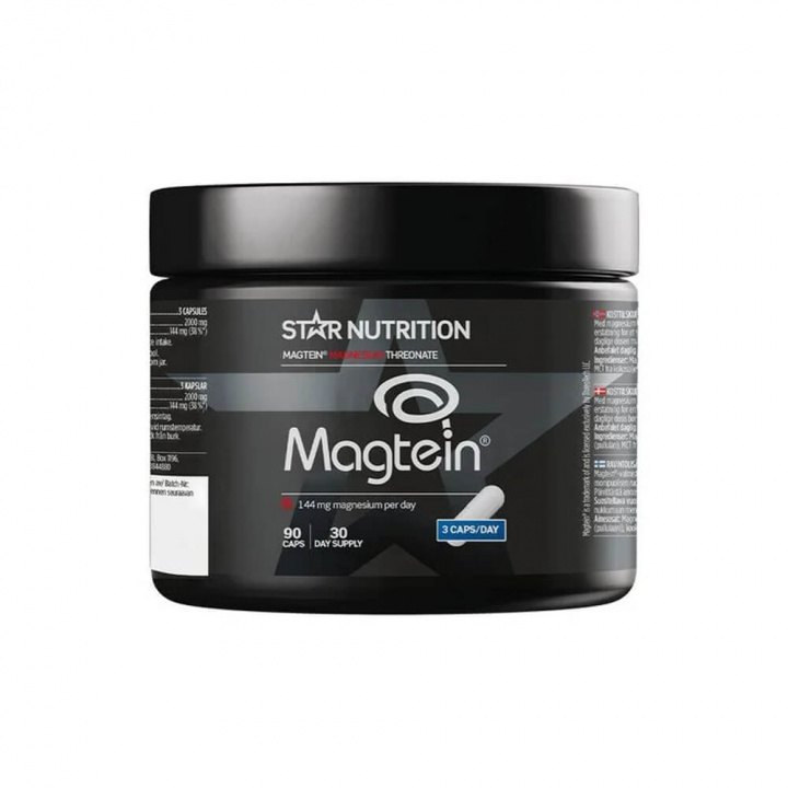 Star Nutrition Magtein, 90 caps i gruppen Kosttilskud & Fødevarer / Mineraler / Magnesium hos Tillskottsbolaget (STAR6846)