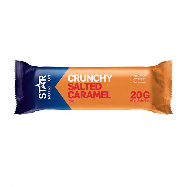 Star Nutrition Protein Bar, 55g (Salted Caramel) i gruppen Bars / Proteinbarer hos Tillskottsbolaget (STAR8459-1)