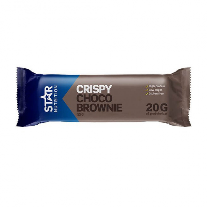 Star Nutrition Protein Bar, 55g (Choco Brownie) i gruppen Bars / Proteinbarer hos Tillskottsbolaget (STAR8459-2)