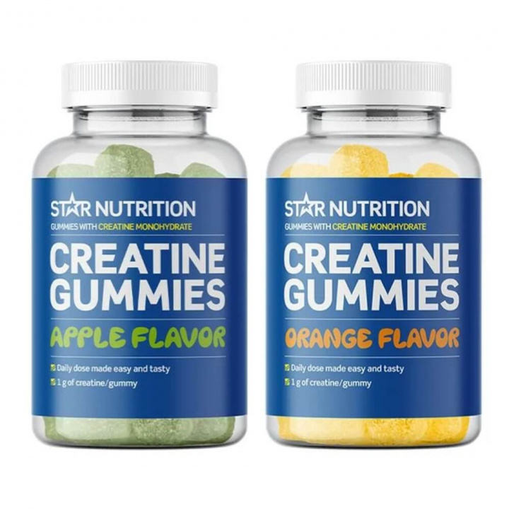 2 x Star Nutrition Creatine Gummies, 75 st i gruppen Emne / Kosttilskud til kvinder hos Tillskottsbolaget (STAR90274)