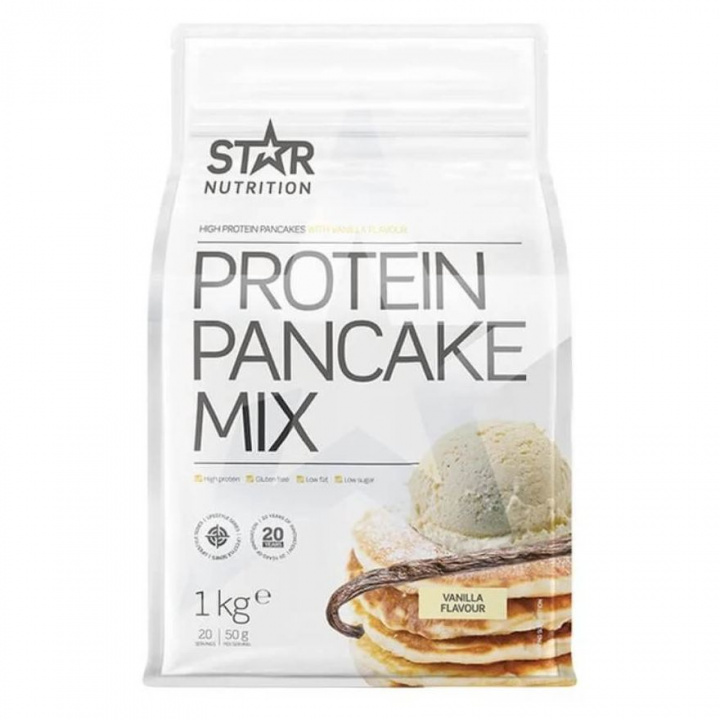 Star Nutrition Protein Pancake Mix, BIG SIZE - 1 kg (Vanilla) i gruppen Kosttilskud & Fødevarer / Fødevarer / Proteinpandekager hos Tillskottsbolaget (STAR986-1)