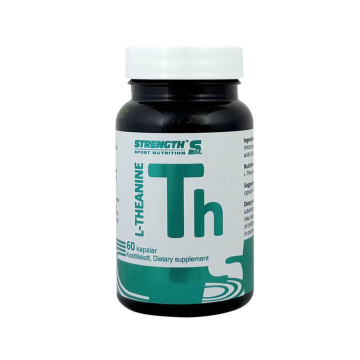 Strength L-Theanin, 60 caps i gruppen Emne / Glutenfrie kosttilskud hos Tillskottsbolaget (STRENGTH87345)
