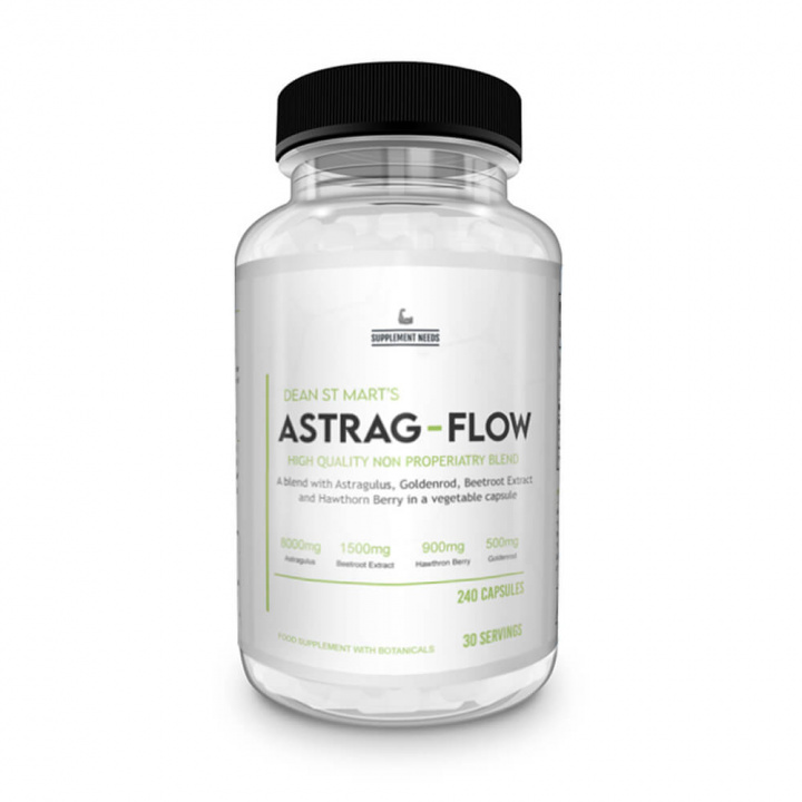 Supplement Needs Astrag-Flow, 240 caps i gruppen Kosttilskud & Fødevarer / Sundhedskost / Adaptogener hos Tillskottsbolaget (SUPPNEEDS573)