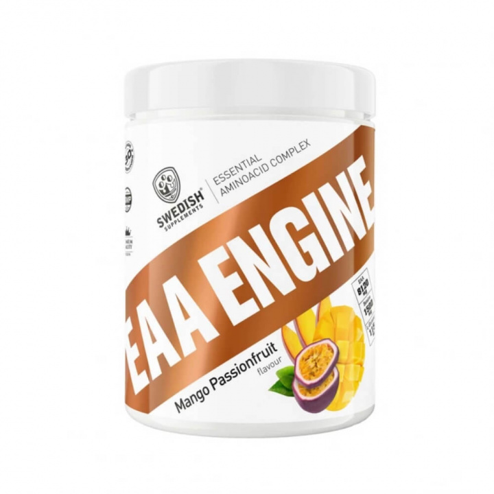 Swedish Supplements EAA Engine, 450 g (Mango Passionfruit) i gruppen Kosttilskud & Fødevarer / Aminosyrer / EAA hos Tillskottsbolaget (SWEDISH843-2)