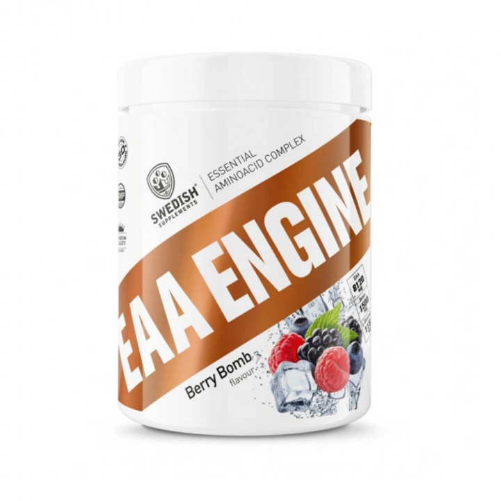 Swedish Supplements EAA Engine, 450 g (Berry Bomb) i gruppen Kosttilskud & Fødevarer / Aminosyrer / EAA hos Tillskottsbolaget (SWEDISH843-3)