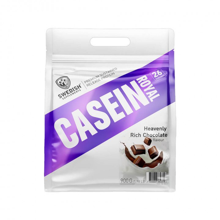 Swedish Supplements Casein Royal, 900g (Heavenly Rich Chocolate) i gruppen Kosttilskud & Fødevarer / Proteinpulver / Kaseinprotein hos Tillskottsbolaget (SWEDISH882TBCCO)