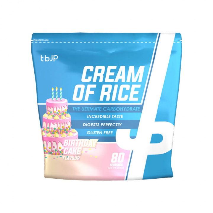 Trained By JP Cream Of Rice, 2 kg (Birthday Cake) i gruppen Kosttilskud & Fødevarer / Fødevarer / Cream of Rice hos Tillskottsbolaget (TBJP685-10)