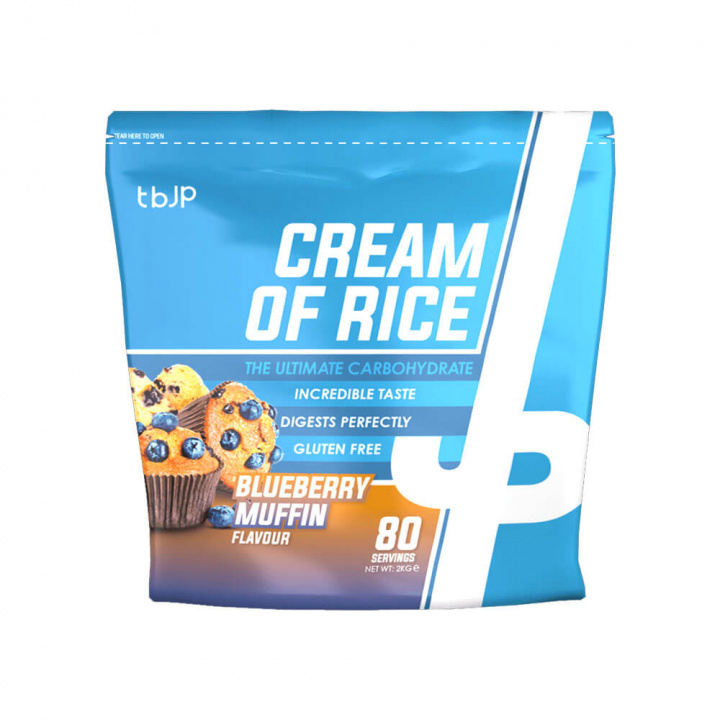 Trained By JP Cream Of Rice, 2 kg (Blueberry Muffin) i gruppen Kosttilskud & Fødevarer / Fødevarer / Cream of Rice hos Tillskottsbolaget (TBJP685-2)