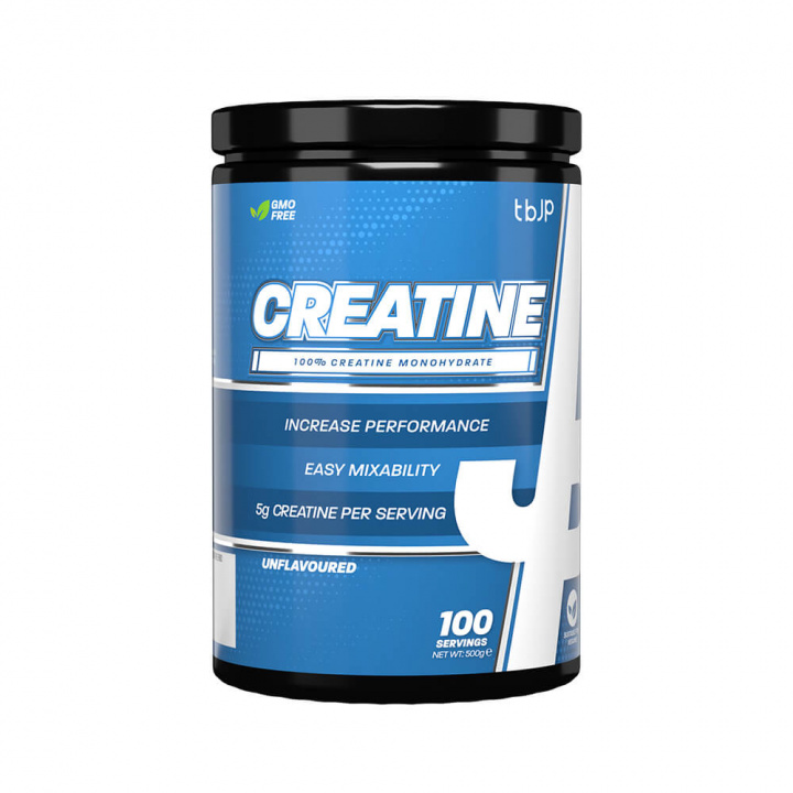 Trained By JP Creatine Monohydrate, 500 g i gruppen Kosttilskud & Fødevarer / Kreatin / Kreatinmonohydrat hos Tillskottsbolaget (TBJP86421)