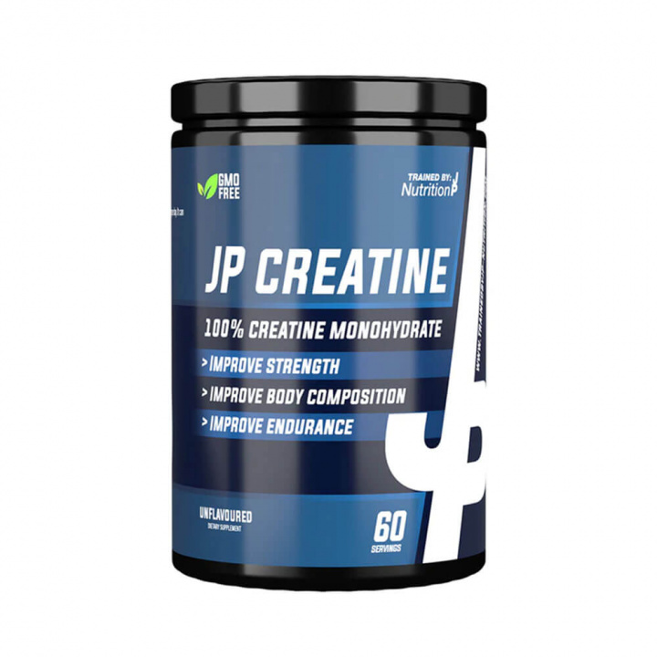 Trained By JP Creatine Monohydrate, 60 serv. (Unflavoured) i gruppen Kosttilskud & Fødevarer / Kreatin / Kreatinmonohydrat hos Tillskottsbolaget (TBJP86555)