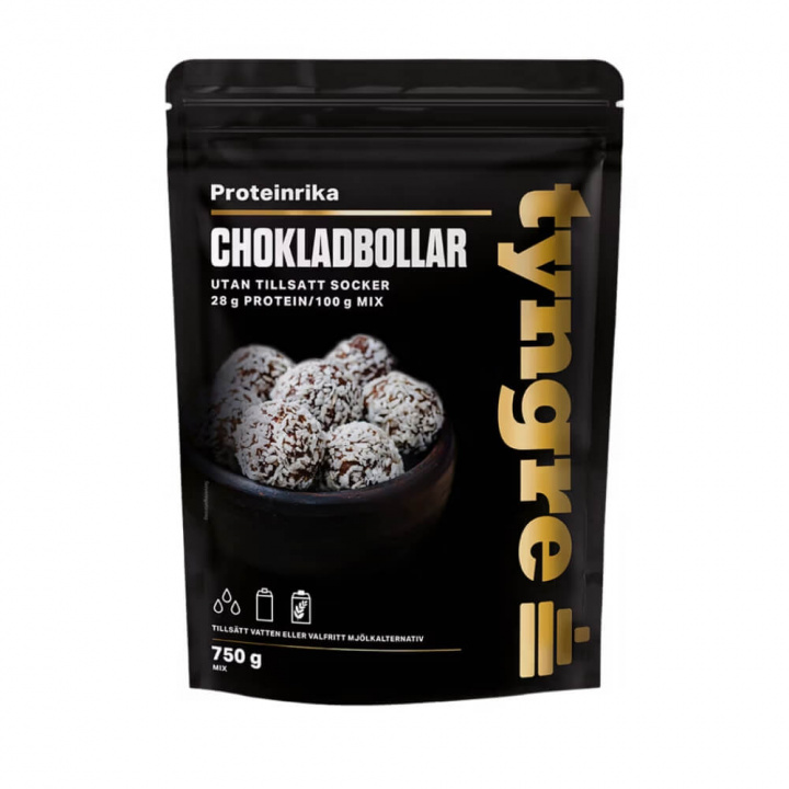 Tyngre Bakmix Chokladbollar, 750 g i gruppen Kosttilskud & Fødevarer / Fødevarer hos Tillskottsbolaget (TYNGRE3620)
