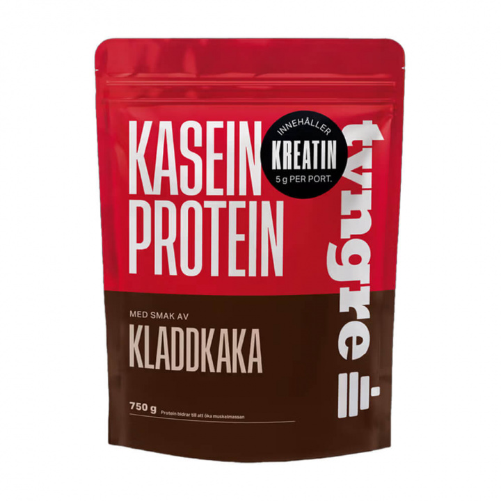 Tyngre Kasein med Kreatin, 750 g i gruppen Kosttilskud & Fødevarer / Proteinpulver / Kaseinprotein hos Tillskottsbolaget (TYNGRE7568)