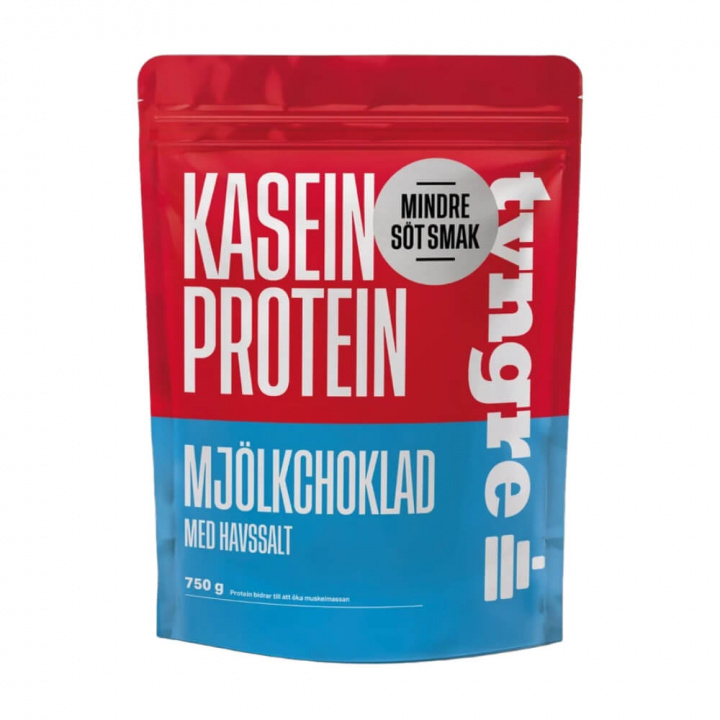 Tyngre Kasein Mindre Söt Smak, 750 g i gruppen Kosttilskud & Fødevarer / Proteinpulver / Kaseinprotein hos Tillskottsbolaget (TYNGRE8273)