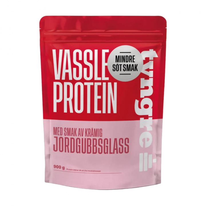Tyngre Vassle Mindre Söt Smak, 900 g i gruppen Kosttilskud & Fødevarer / Proteinpulver / Valleprotein / Whey protein hos Tillskottsbolaget (TYNGRE9174)