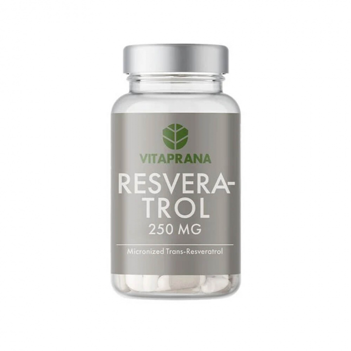 Vitaprana Resveratrol 250 mg, 60 caps i gruppen Kosttilskud & Fødevarer / Sundhedskost / Resveratrol hos Tillskottsbolaget (VITAPRANA654)