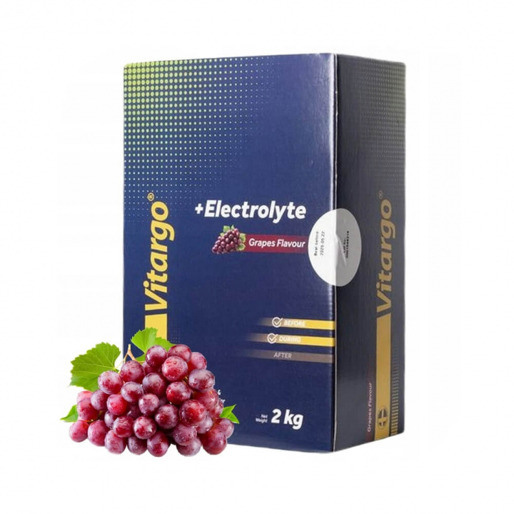 Vitargo Electrolyte, 2 kg (Grape) i gruppen Kosttilskud & Fødevarer / Mineraler / Elektrolytter hos Tillskottsbolaget (VITARGO463-2)